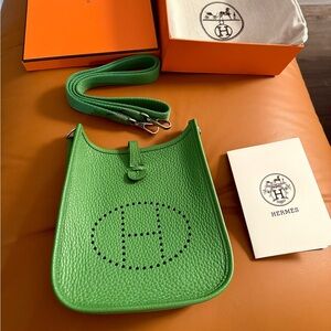 HERMES EVELYNE 16 AMAZONE CLEMENCE BULL CALFSKIN [Worn one time shortly]